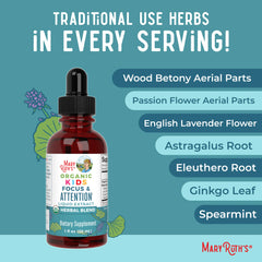 Organic Kids Focus & Attention Liquid Drops